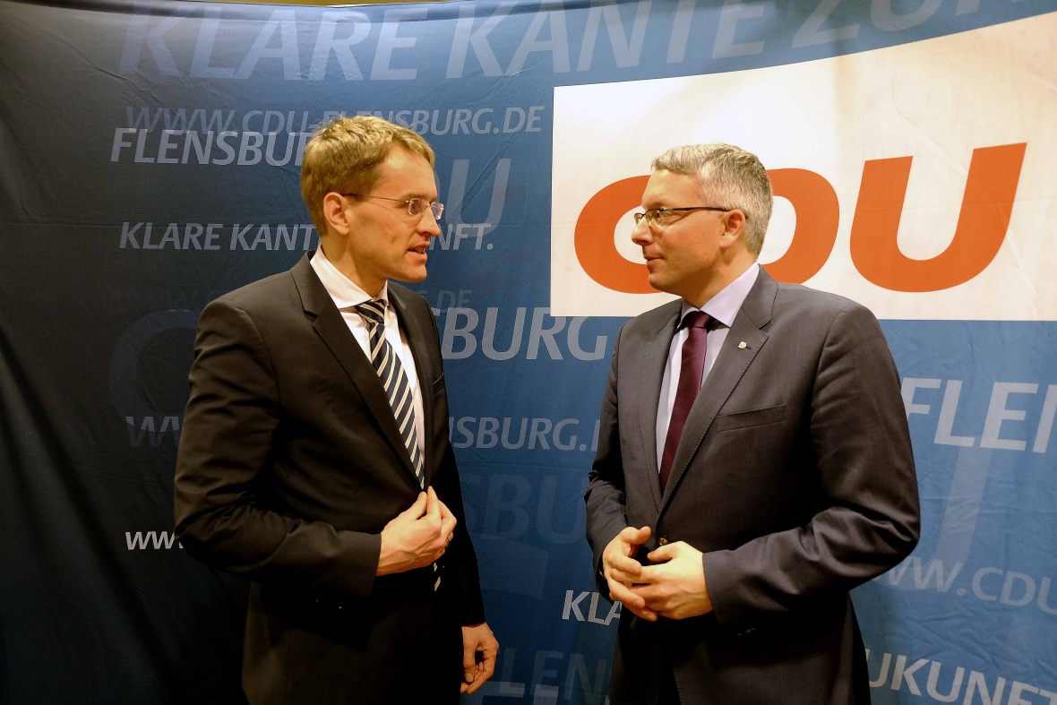 Daniel Günther beim Kreisparteitag der CDU Flensburg