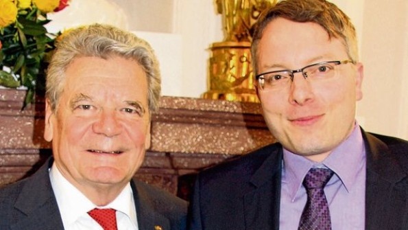 Beim Workshop mit dem Bundespräsidenten - Thema Europa