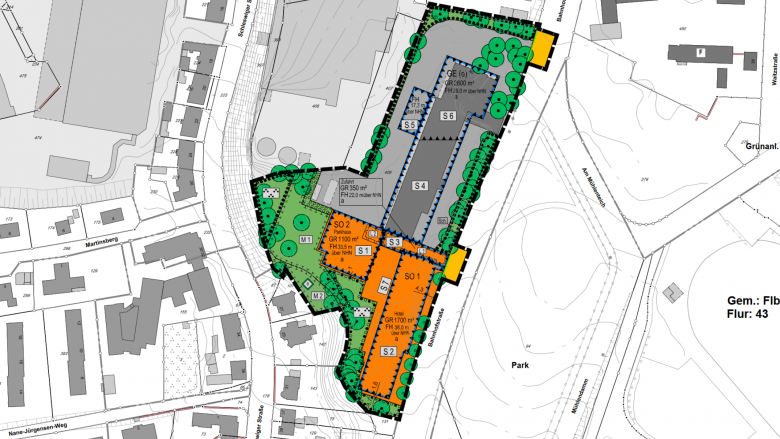 Bebauungsplan für die Flensburger Bahnhofstraße Bebauungsplan für die Flensburger Bahnhofstraße