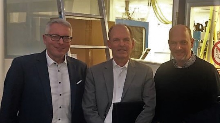 Gemeinsamer Besuch bei transcoject