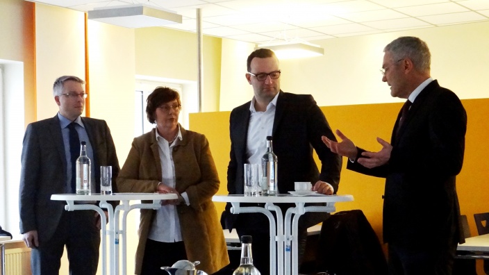 Mit Jens Spahn, MdB, in Flensburg